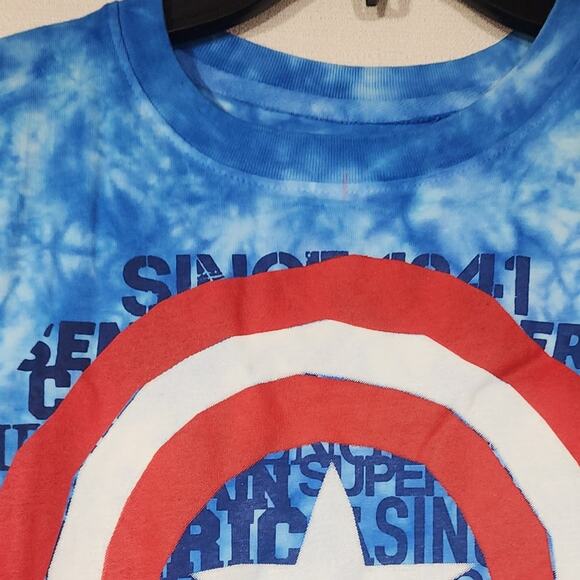 Captain America long sleeve shirt kids size 18/20 - Picture 3 of 6